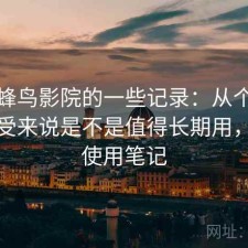 关于蜂鸟影院的一些记录：从个人使用感受来说是不是值得长期用，个人使用笔记