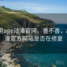 刚用用age动漫官网，香不香，age动漫官方网站是否在修复