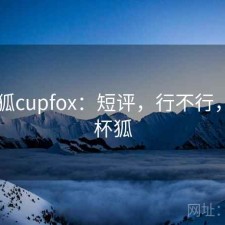 茶杯狐cupfox：短评，行不行，1.茶杯狐
