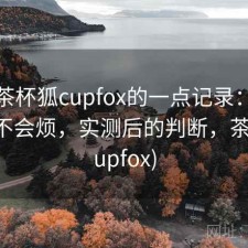 关于茶杯狐cupfox的一点记录：用久了会不会烦，实测后的判断，茶杯狐(upfox)