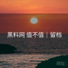 黑料网 值不值｜留档