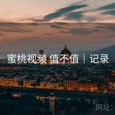蜜桃视频 值不值｜记录