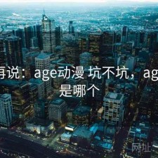 用完再说：age动漫 坑不坑，age动漫是哪个