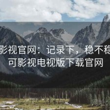 可可影视官网：记录下，稳不稳，可可影视电视版下载官网